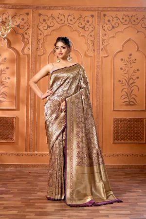 kinkhab Premium Katan silk Saree