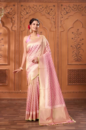 Kora Tissue Banarasi saree