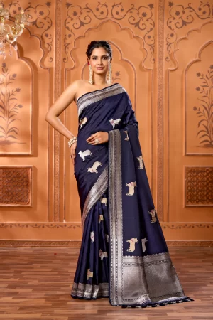 Shikargah Pichwai Banarasi Saree