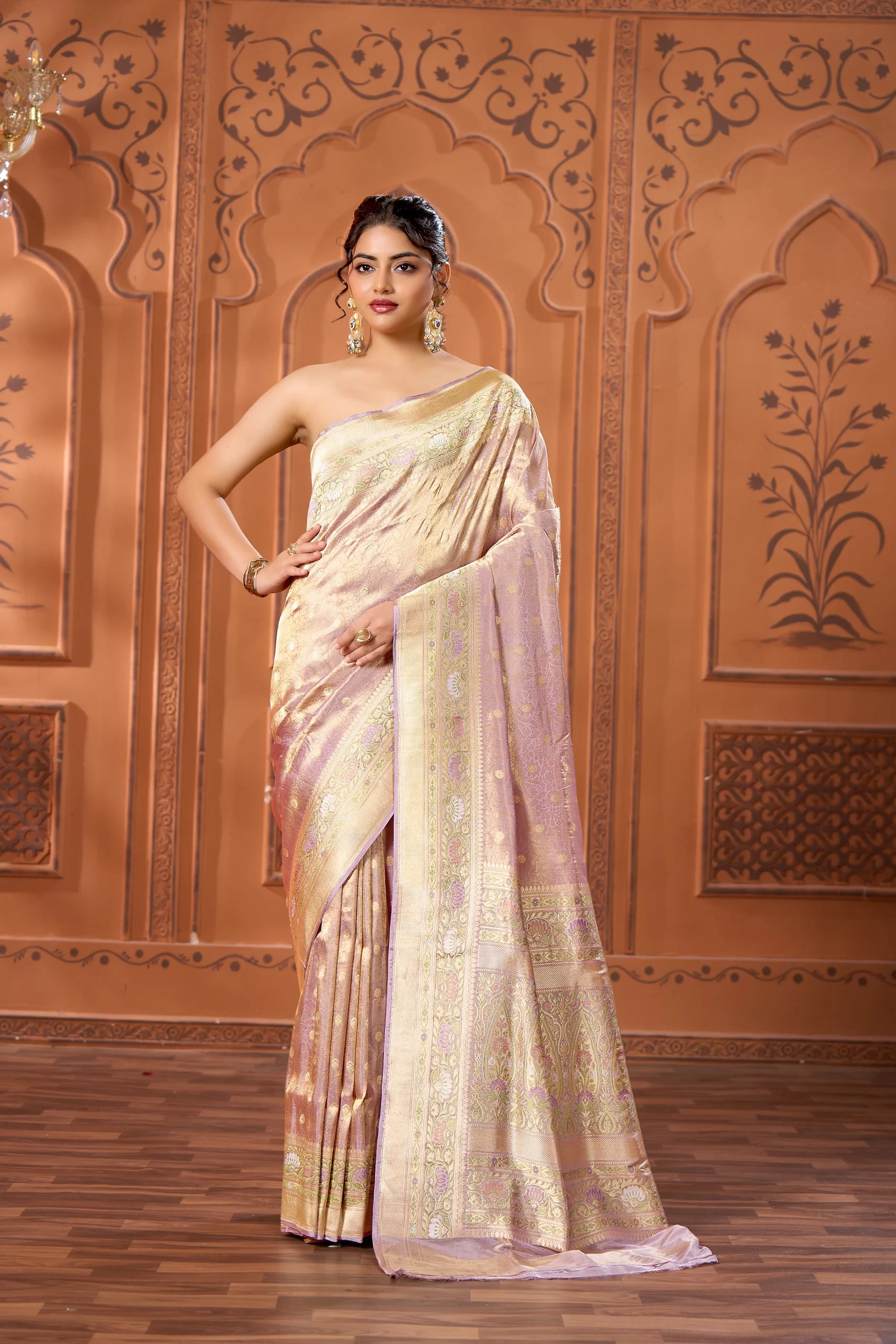 Banarasi Tanchoi Katan Silk Saree