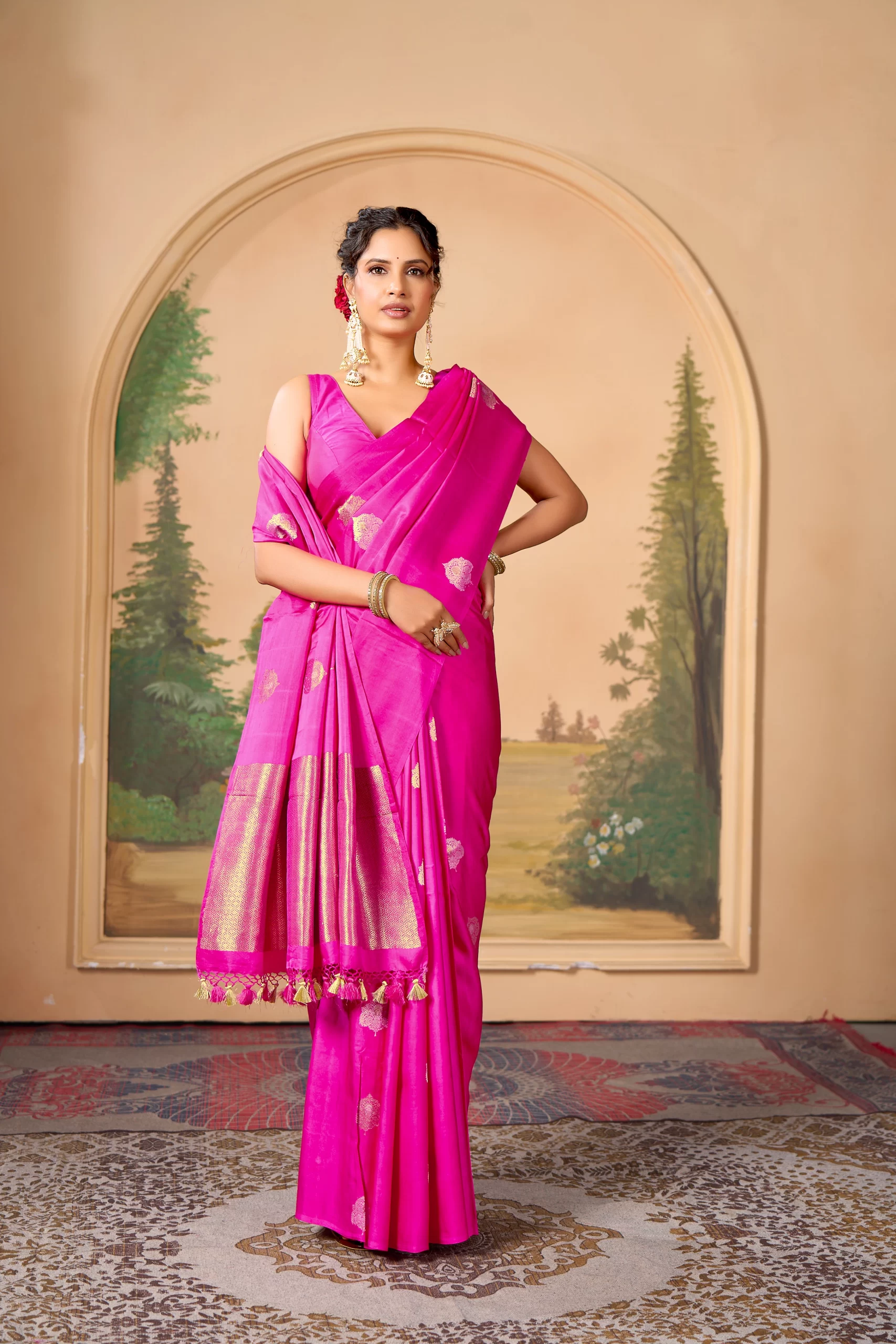 Banarasi Mashru pure silk Saree