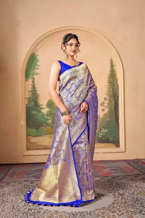 premium Kinkhab Katan Silk Banarasi Saree
